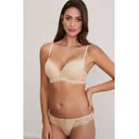 Eros Lingerie Lında Almond Semi Push-up (Half Padded) Bra Set ersk812