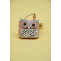 Penguins Mini Coin Bag Key Chain - Peach