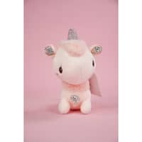 Penguins Girls Unicorn Plush Key Chain - Pink