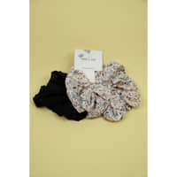 Penguins Multi Color Hair Scrunchies Pack Of 2 - Black & White