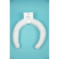 Penguins Girls Fluffy Hair Band - White