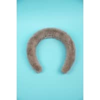 Penguins Girls Fluffy Hair Band - Rosy