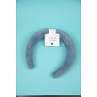 Penguins Girls Fluffy Hair Band - Grey