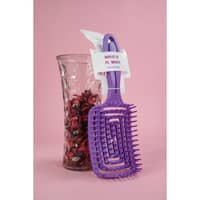 Penguins Detangling Hair Brush - Purple