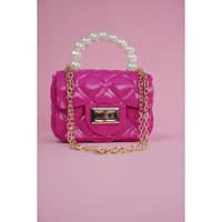 Penguins Mini Sling Bag For Girls - Fushsia