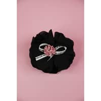 Penguins Girls Flower Hair Catcher - Black