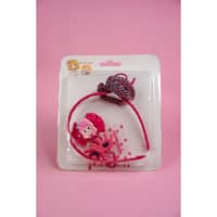 Penguins Baby Girls Hair Styling 3 Pcs Set - Orange
