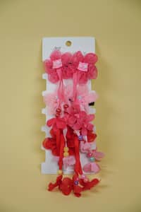 Penguins Baby Girl Flower Hair Clip Pack Of 3 - Option 1