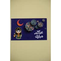 Penguins Eid Envelops - Dark Blue