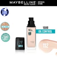 Maybelline New York Fit Me Matte & Poreless Liquid Foundation ( Glass ) - 112 Natural Ivory