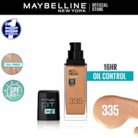 Maybelline New York Fit Me Matte & Poreless Liquid Foundation ( Glass ) - 335 Classic Tan