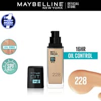 Maybelline New York Fit Me Matte & Poreless Liquid Foundation ( Glass ) - 228 Soft Tan
