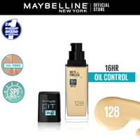 Maybelline New York Fit Me Matte & Poreless Liquid Foundation ( Glass ) - 128 Warm Nude