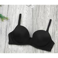 Wonna B Cup Unfilled Underwire Bra & Penty Set 2074 - Black · 42B