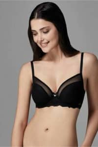 Eros Lingerie Venus Minimizing Cup Bra ersk300 - Black · 40B