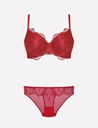 Nurteks Lingerie Bra Set 4385 - Burgundy · 40B
