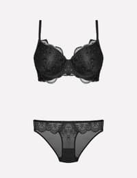 Nurteks Lingerie Bra Set 4385 - Black · 42B