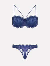 Nurteks Lingerie Bra Set 4591 - Navy Blue · 34B