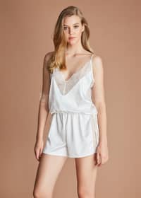 Dagi Lingerie Wedding Heart Nightgown 4506kc - White · 38