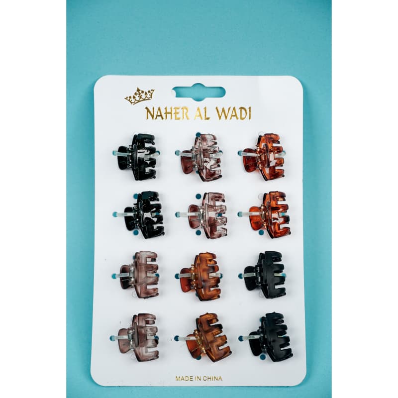 Penguins Girls Small Hair Catchers 12 Pcs Set