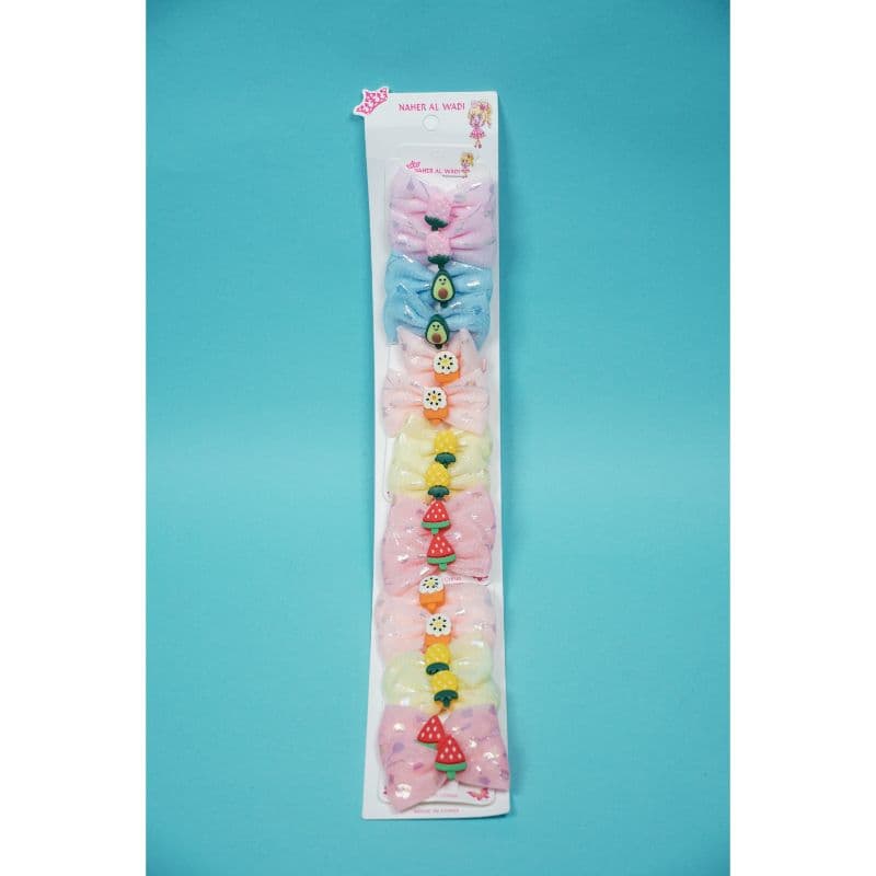 Penguins Baby Girl Summer Fruit Hair Clips Pack Of 16