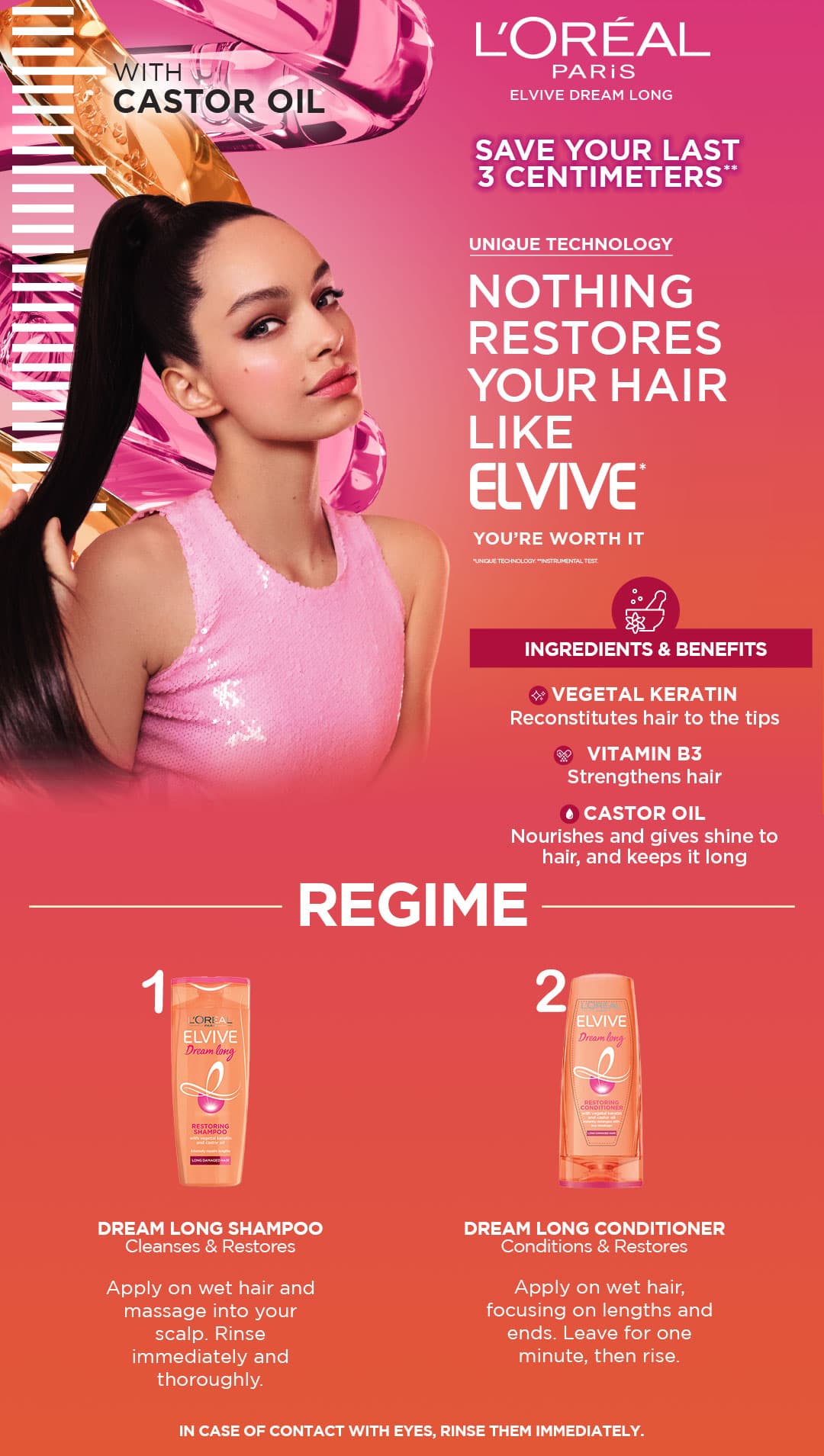 Loreal Paris Elvive Dream Long Shampoo 360ml details