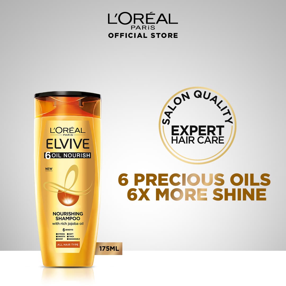 Loreal Paris Elvive 6 Oil Nourish Shampoo 175ml