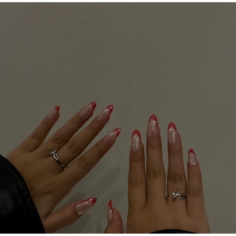 Nail Queen Hailey Beiber French Tip