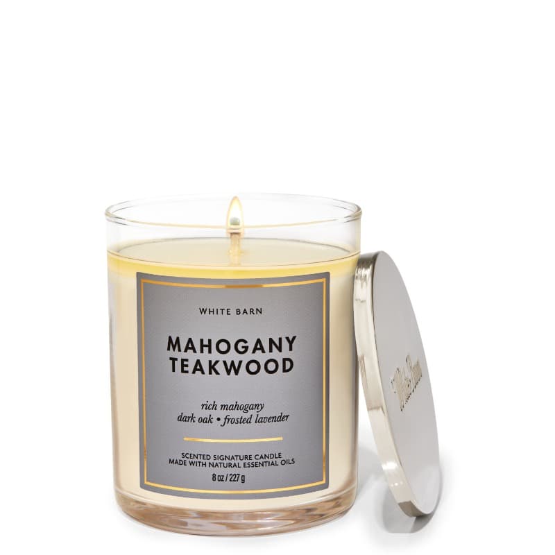 Bath And Body Works Candle Mahogany Teakwood 198g