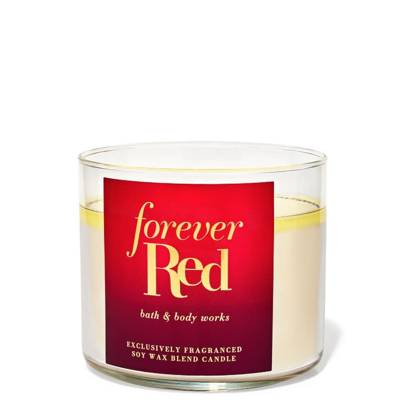 Bath And Body Works Forever Red 3-Wick Candle
