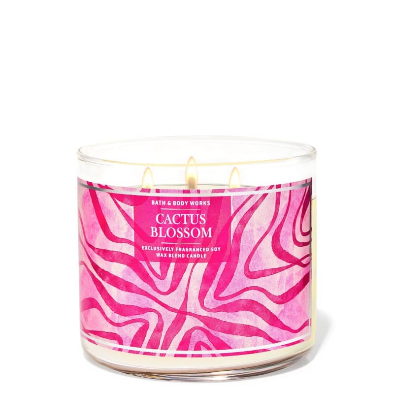 Bath And Body Works Cactus Blossom 3-Wick Candle