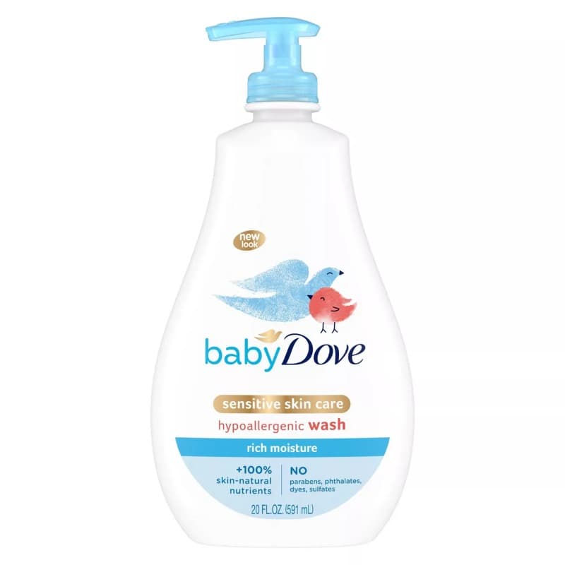 Dove Baby Hypoallergenic Wash Sensitive Skin Care 591ml