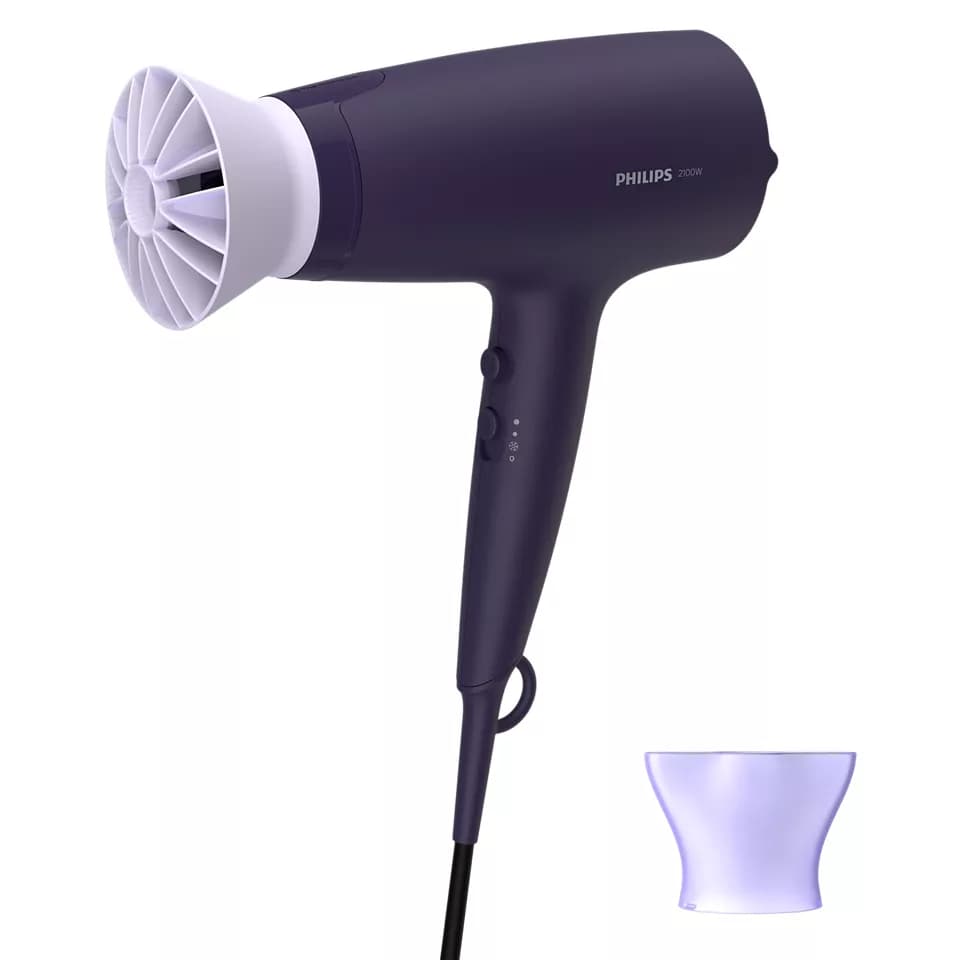 Philips BHD340/13 Hair Dryer 3000 Series with the Thermo Protect Attachment