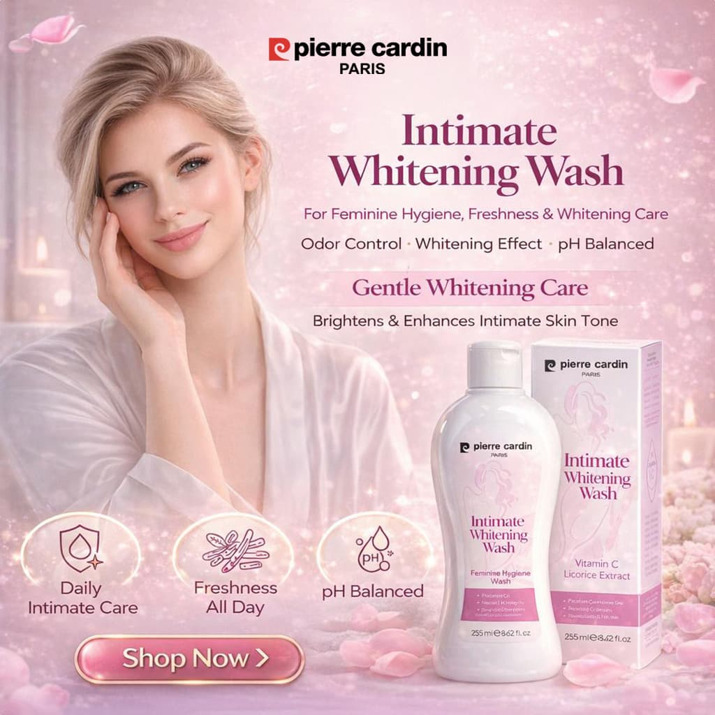 Pierre Cardin Paris Intimate Whitening Wash 255ml