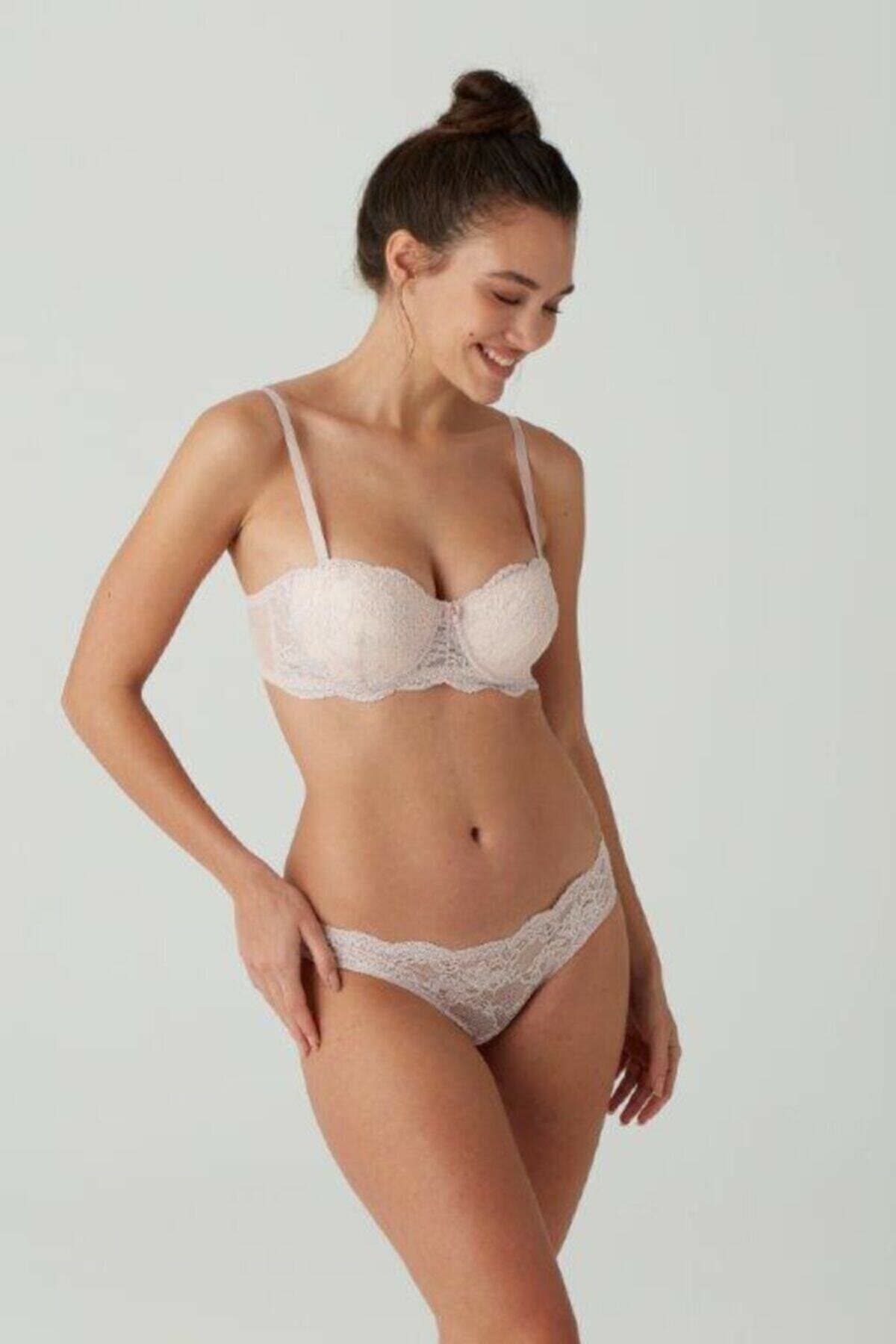 US Polo Assn Strapless Hollow Bra Set 66277