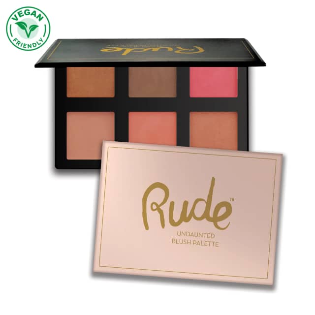Rude Undaunted Blush Palette