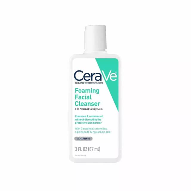 CeraVe Foaming Facial Cleanser Normal to Oily Skin 87ml