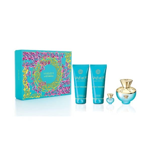 Versace Dylan Turquoise 4 Piece Gift Set