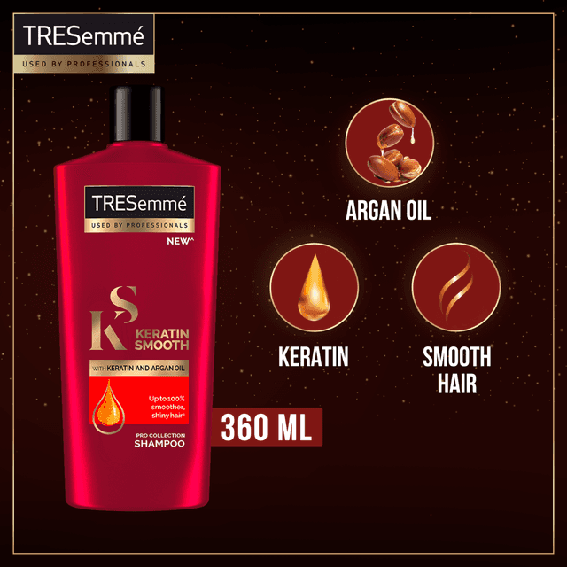 TREsemme Keratin Smooth & Straight Shampoo 360ml