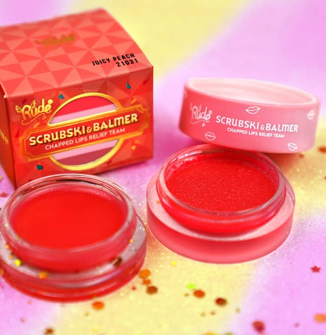 Rude Scrubski & Balmer Lip Exfoliator and Lip Balm