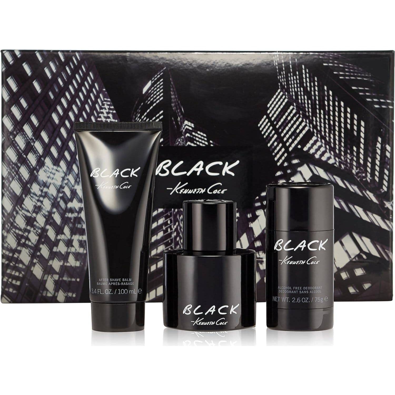 Kenneth Cole Black Men EDT 100ml + A-Shave 100ml + Deo 75g