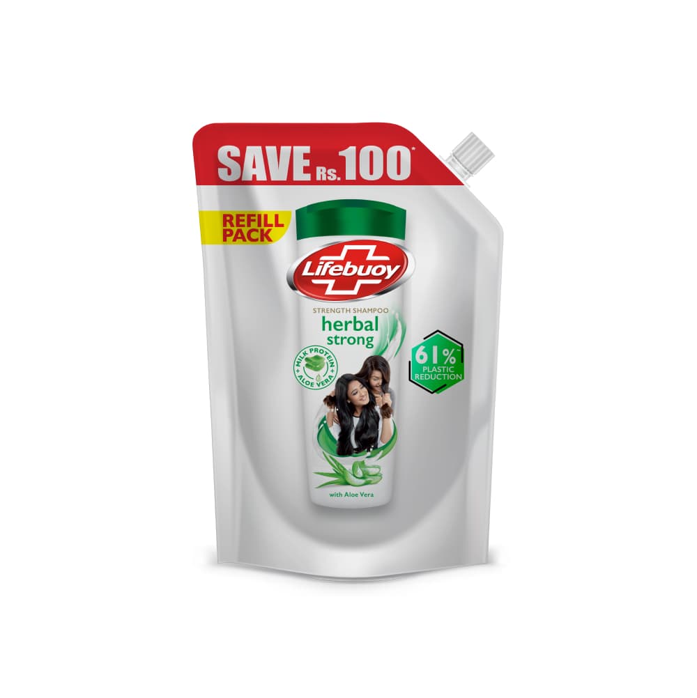 Lifebuoy Herbal Shampoo Refill Pouch 360ml