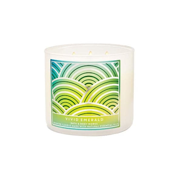 Bath and Body Works Candle Vivid Emerald