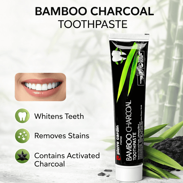 Pierre Cardin Paris Bamboo Charcoal Toothpaste 75ml