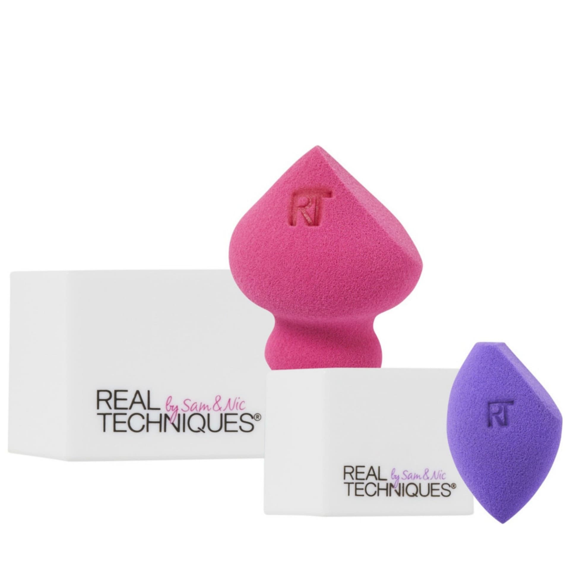 Real Techniques 2 Miracle Sponges Plus 2 Stands