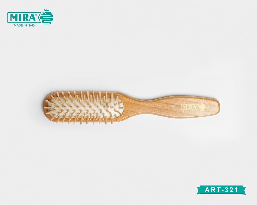 Mira Hair Brush (Wooden Pins Pneumatic) 321